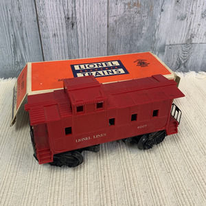 Vintage Lionel 6007 Plastic Cherry Red Caboose Train Car Large O Scale